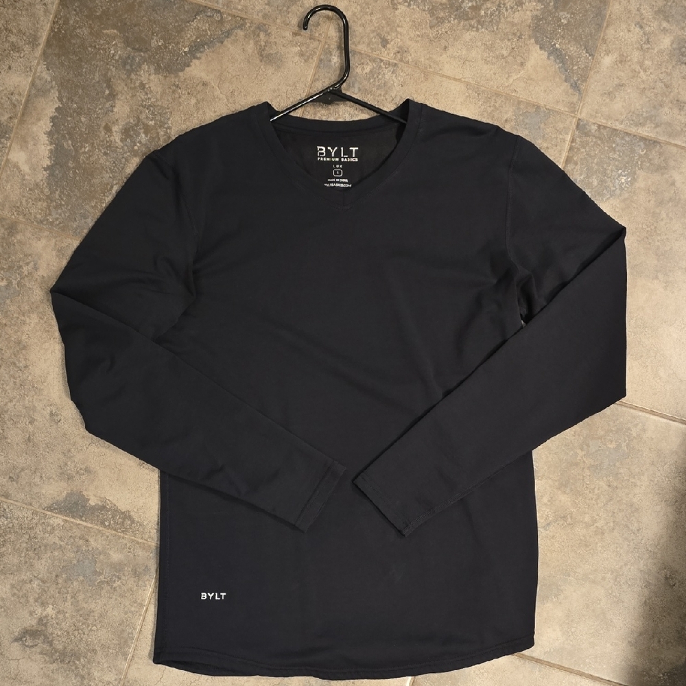 Men's Black Long Sleeve Shirt